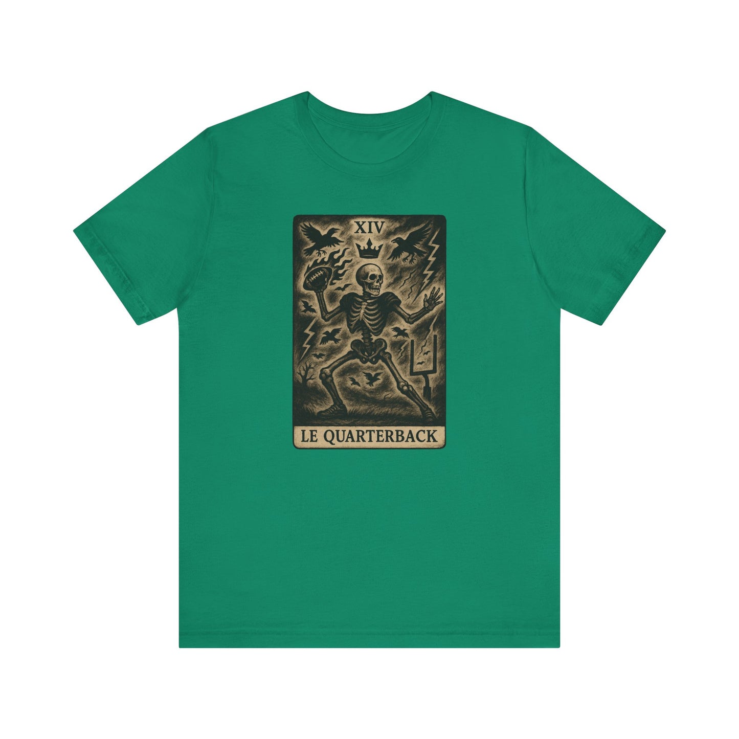 Le Quarterback (The Quarterback) Football T-Shirt| Gridiron Tarot