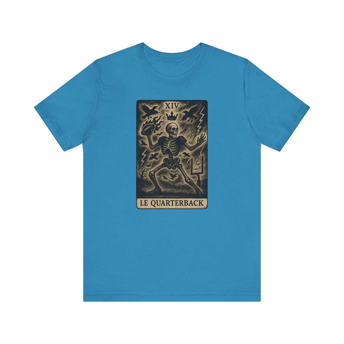 Le Quarterback (The Quarterback) Football T-Shirt| Gridiron Tarot