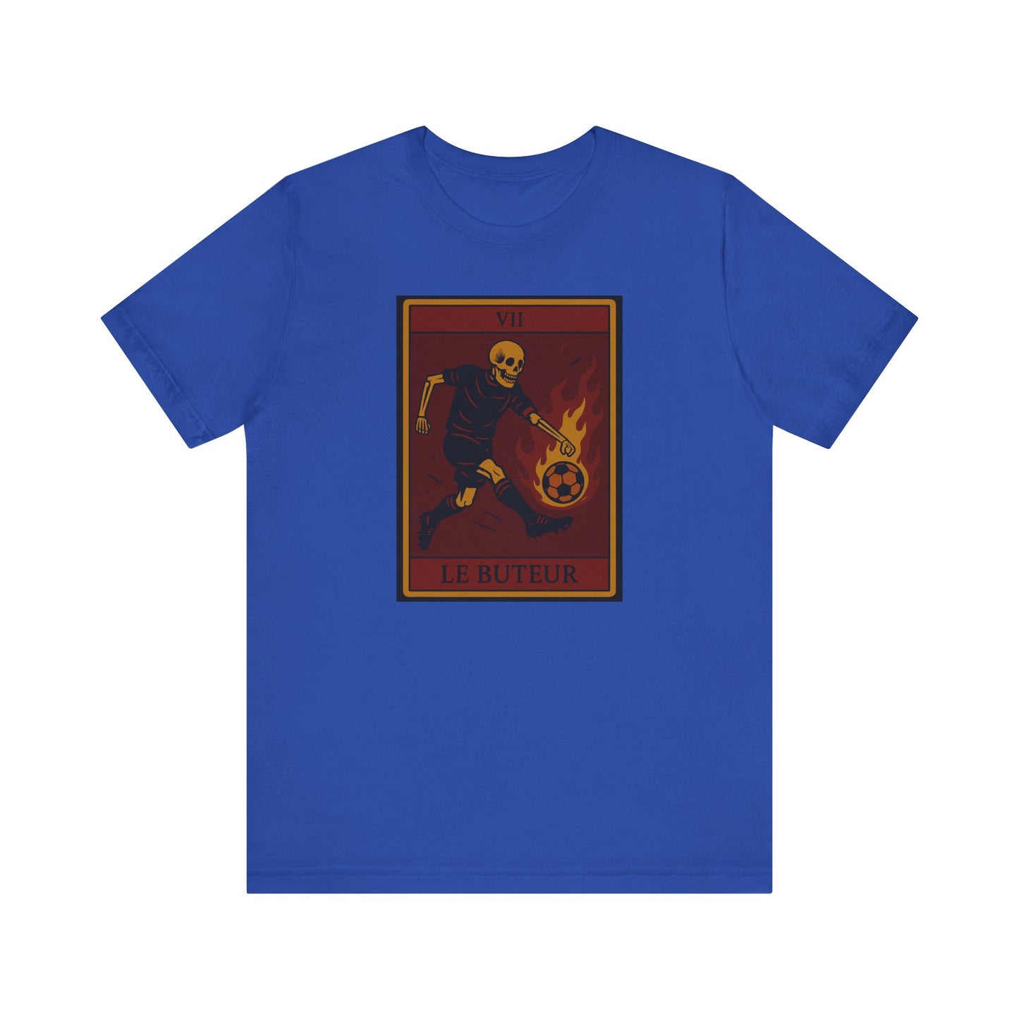 Le Buteur (The Scorer) Red Edition | Forward/Striker | Soccer Tarot Shirt