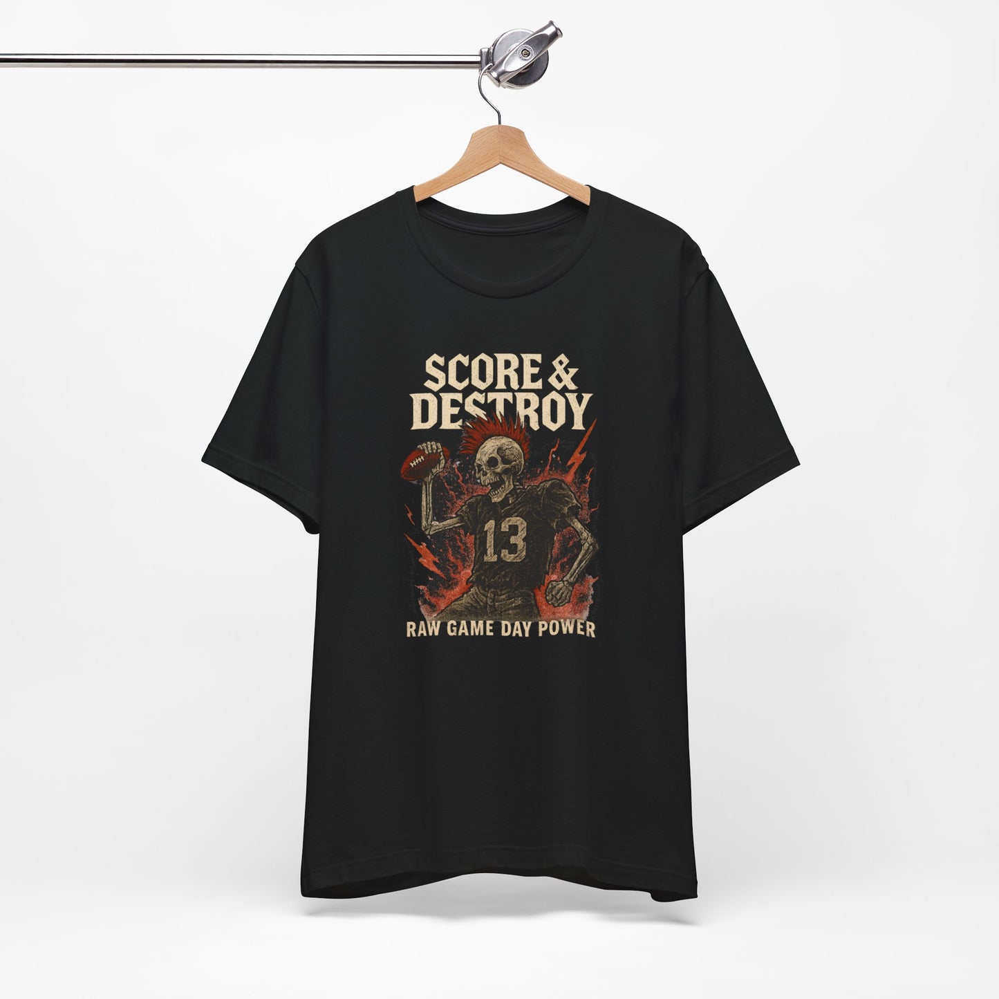 Score & Destroy | Football T-Shirt