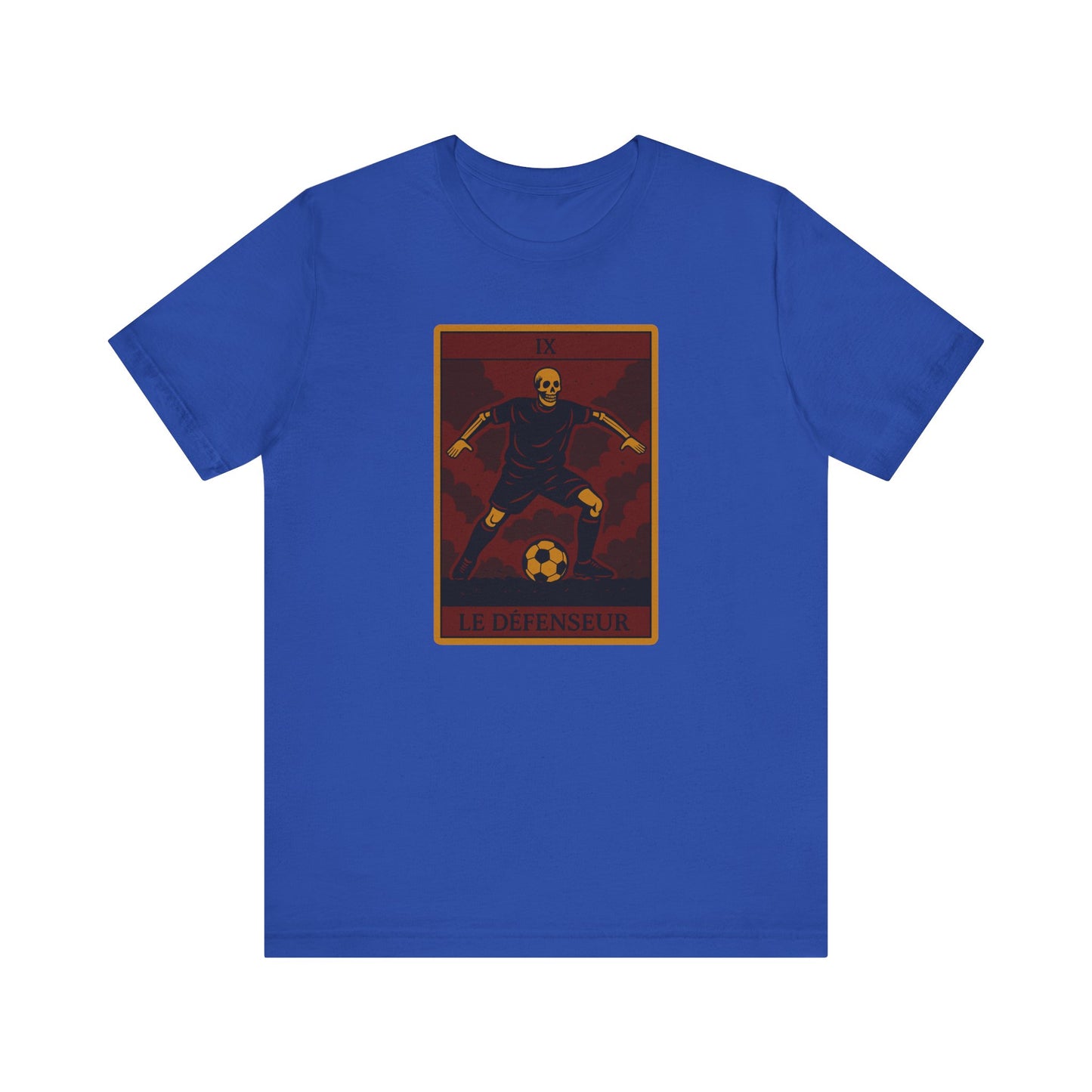 Le Défenseur (The Defender) Red Edition | Soccer Tarot Shirt