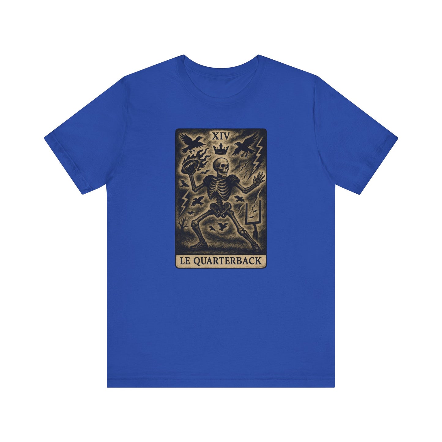 Le Quarterback (The Quarterback) Football T-Shirt| Gridiron Tarot