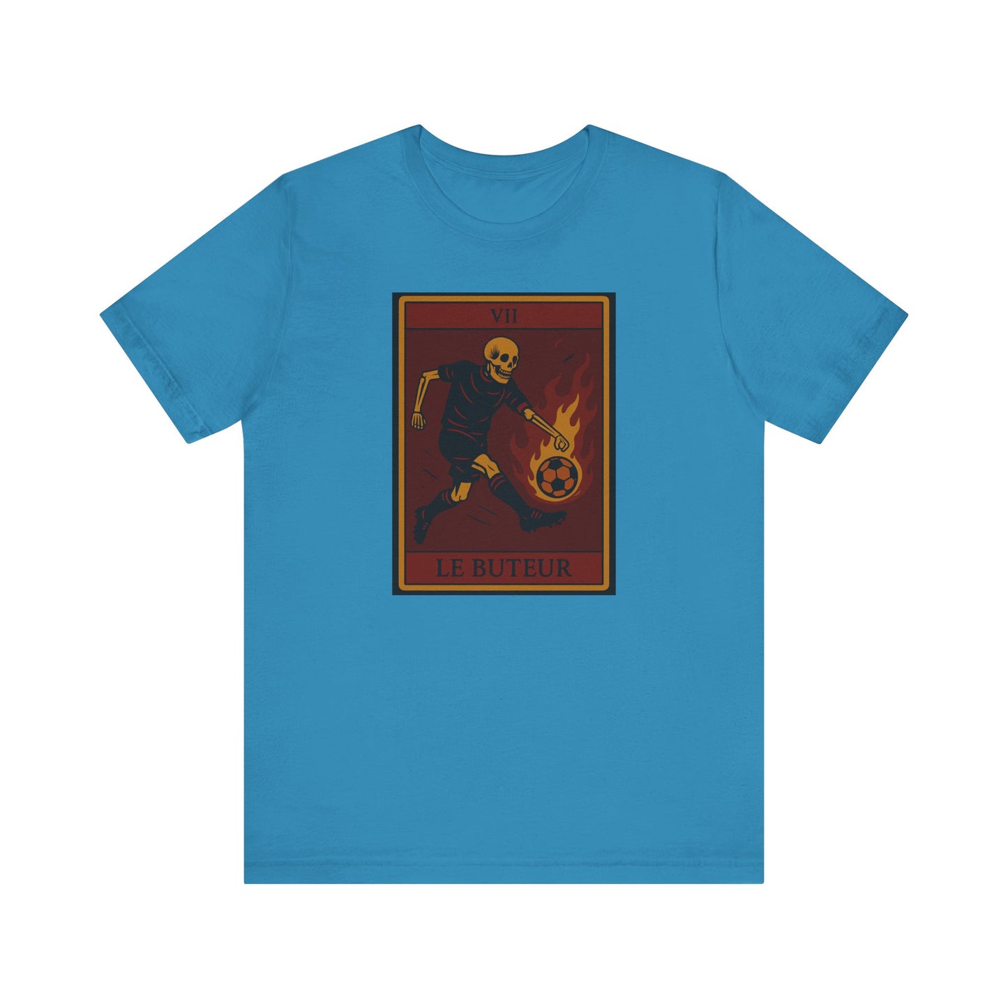 Le Buteur (The Scorer) Red Edition | Forward/Striker | Soccer Tarot Shirt