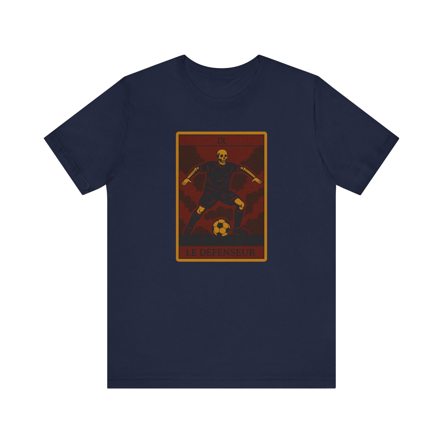 Le Défenseur (The Defender) Red Edition | Soccer Tarot Shirt