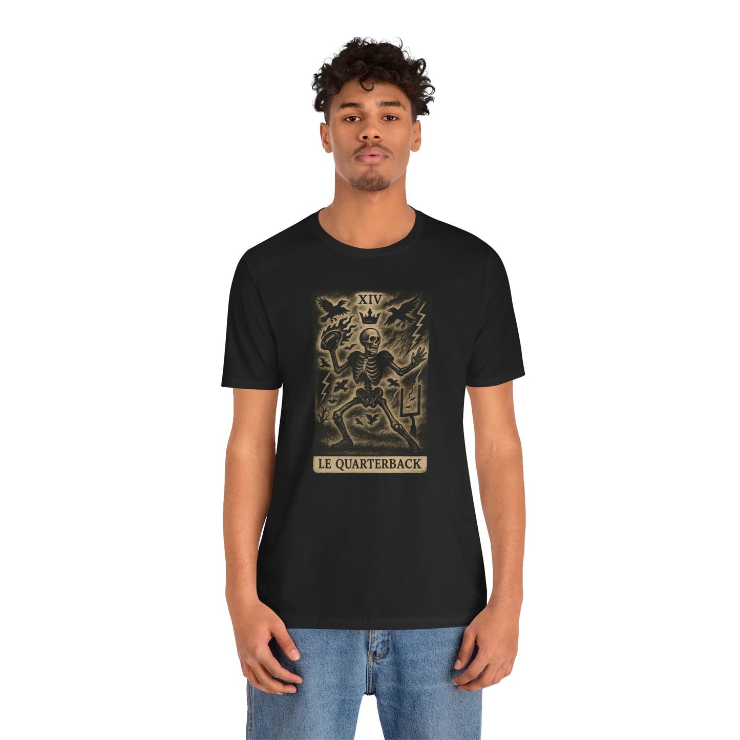 Le Quarterback (The Quarterback) Football T-Shirt| Gridiron Tarot