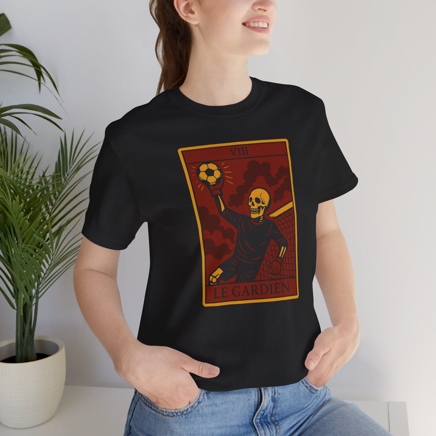 Le Gardien (The Goal Keeper) Red Edition | Soccer Tarot Shirt