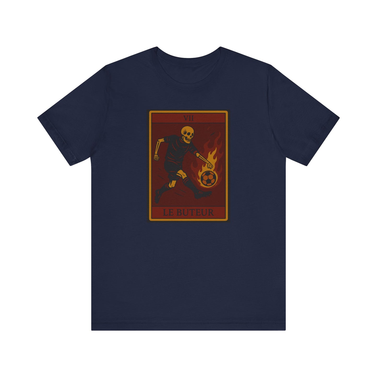Le Buteur (The Scorer) Red Edition | Forward/Striker | Soccer Tarot Shirt