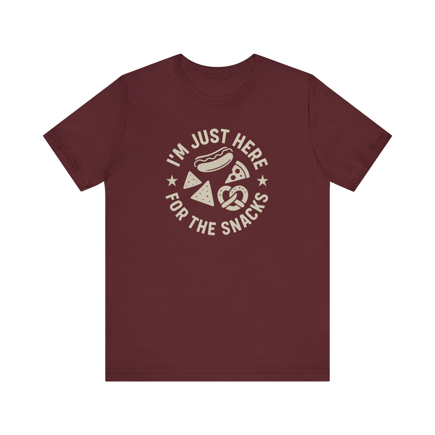 Just Here for the Snacks | Unisex Tee