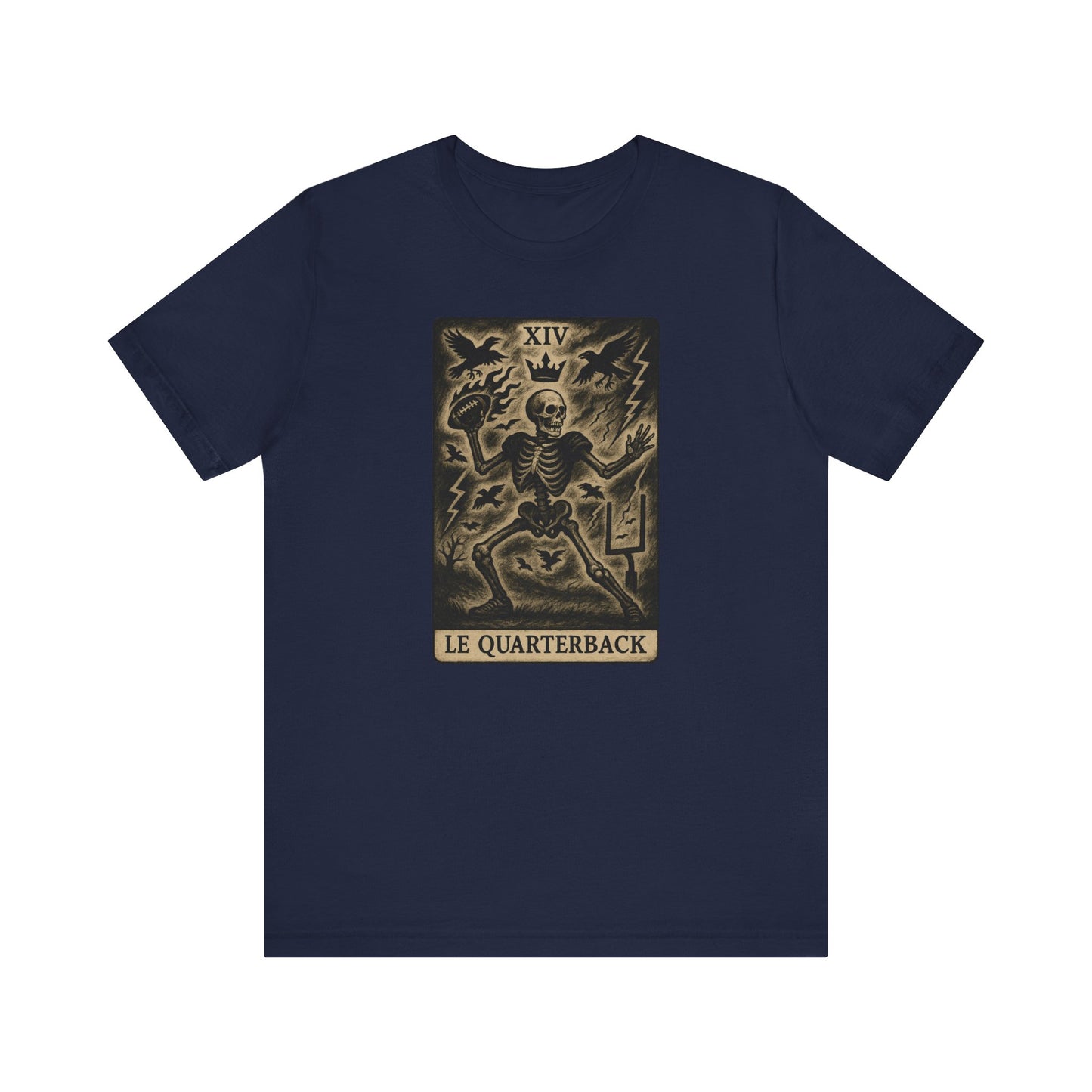 Le Quarterback (The Quarterback) Football T-Shirt| Gridiron Tarot