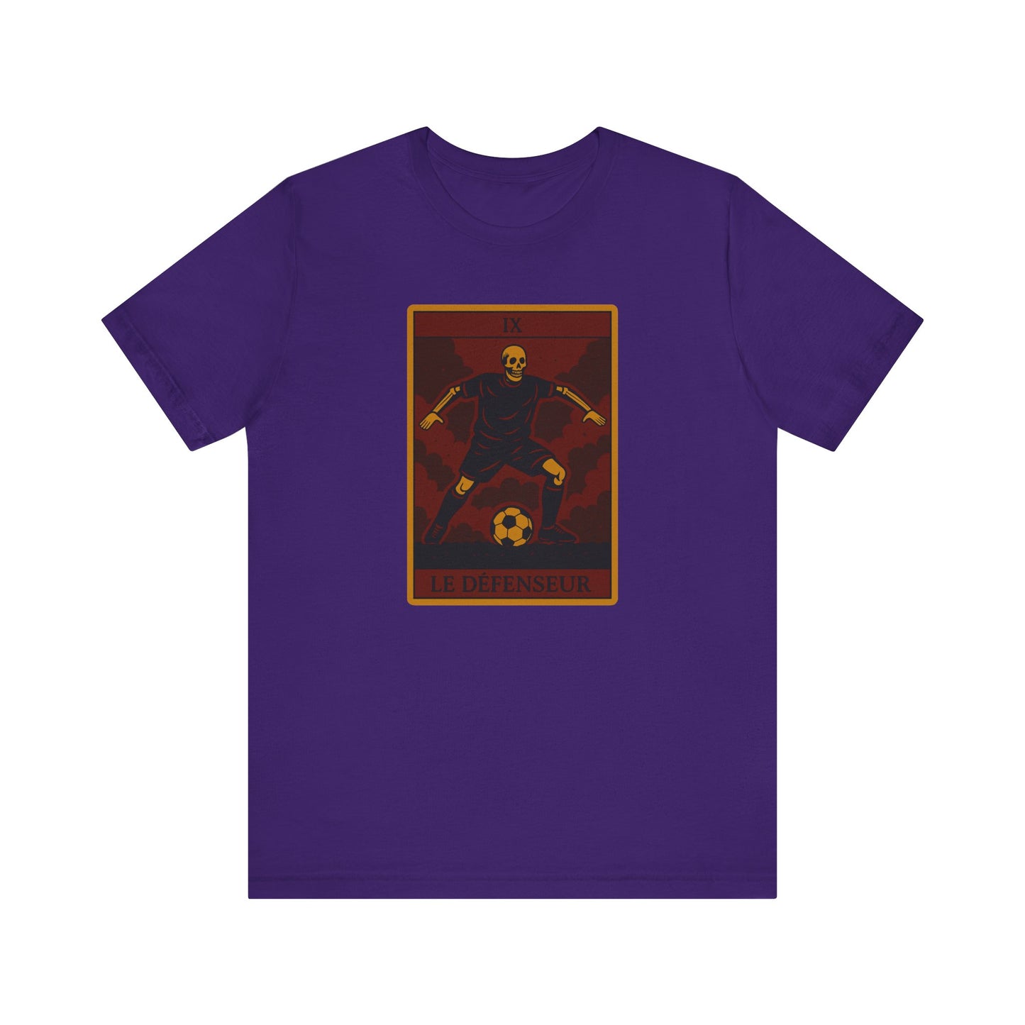 Le Défenseur (The Defender) Red Edition | Soccer Tarot Shirt