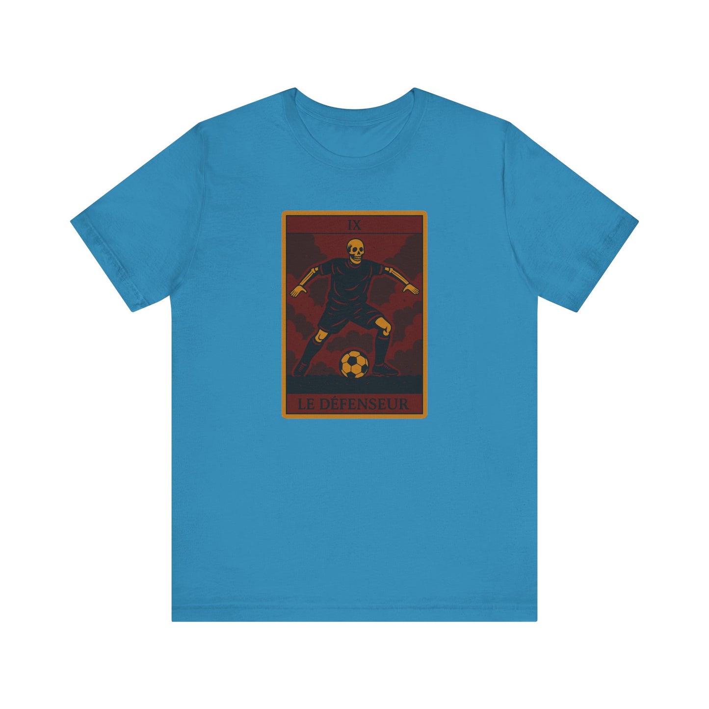 Le Défenseur (The Defender) Red Edition | Soccer Tarot Shirt