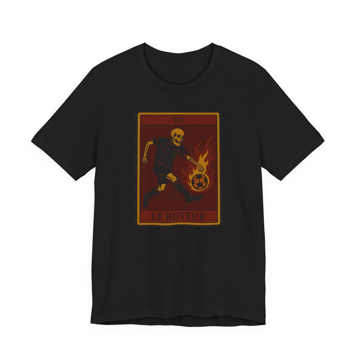 Le Buteur (The Scorer) Red Edition | Forward/Striker | Soccer Tarot Shirt
