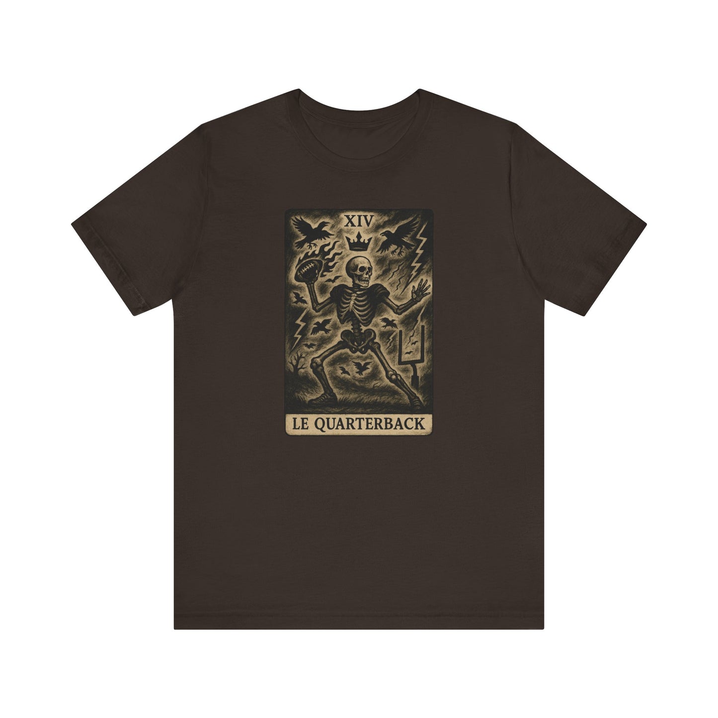 Le Quarterback (The Quarterback) Football T-Shirt| Gridiron Tarot