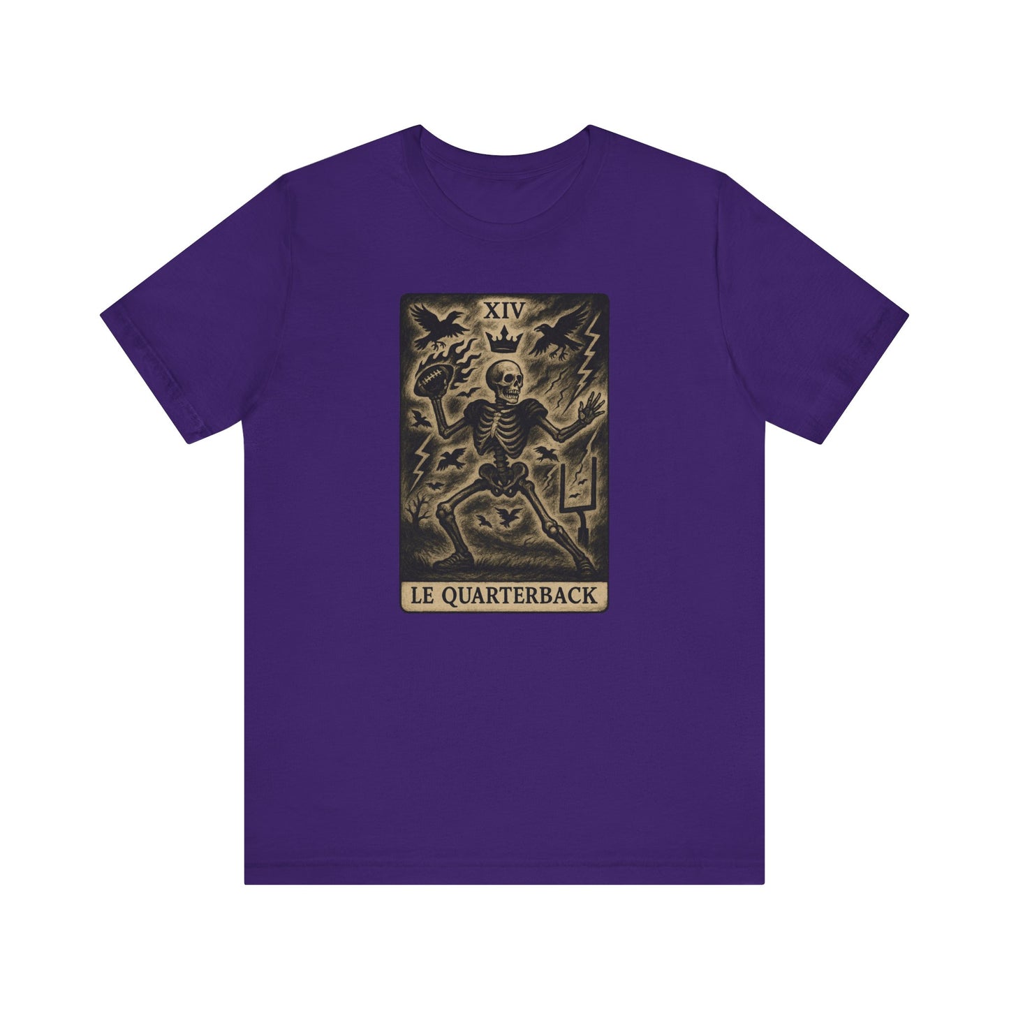 Le Quarterback (The Quarterback) Football T-Shirt| Gridiron Tarot