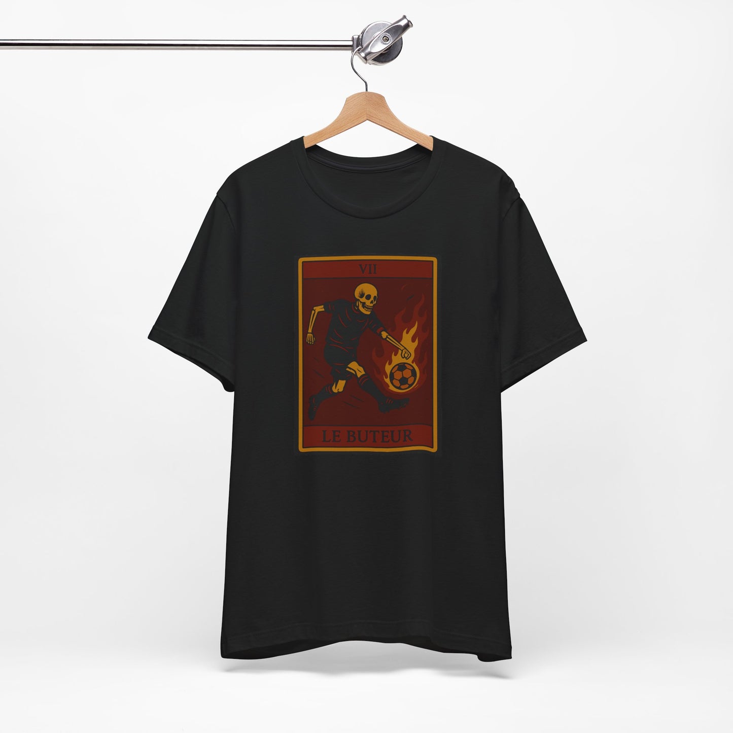 Le Buteur (The Scorer) Red Edition | Forward/Striker | Soccer Tarot Shirt