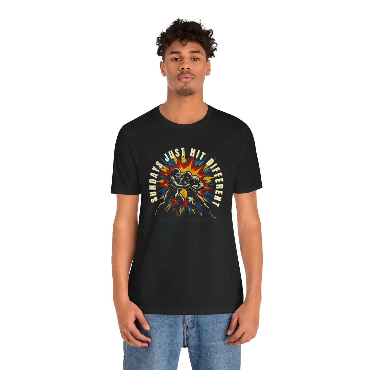 Sundays Just Hit Different (Bright) | Football T-Shirt