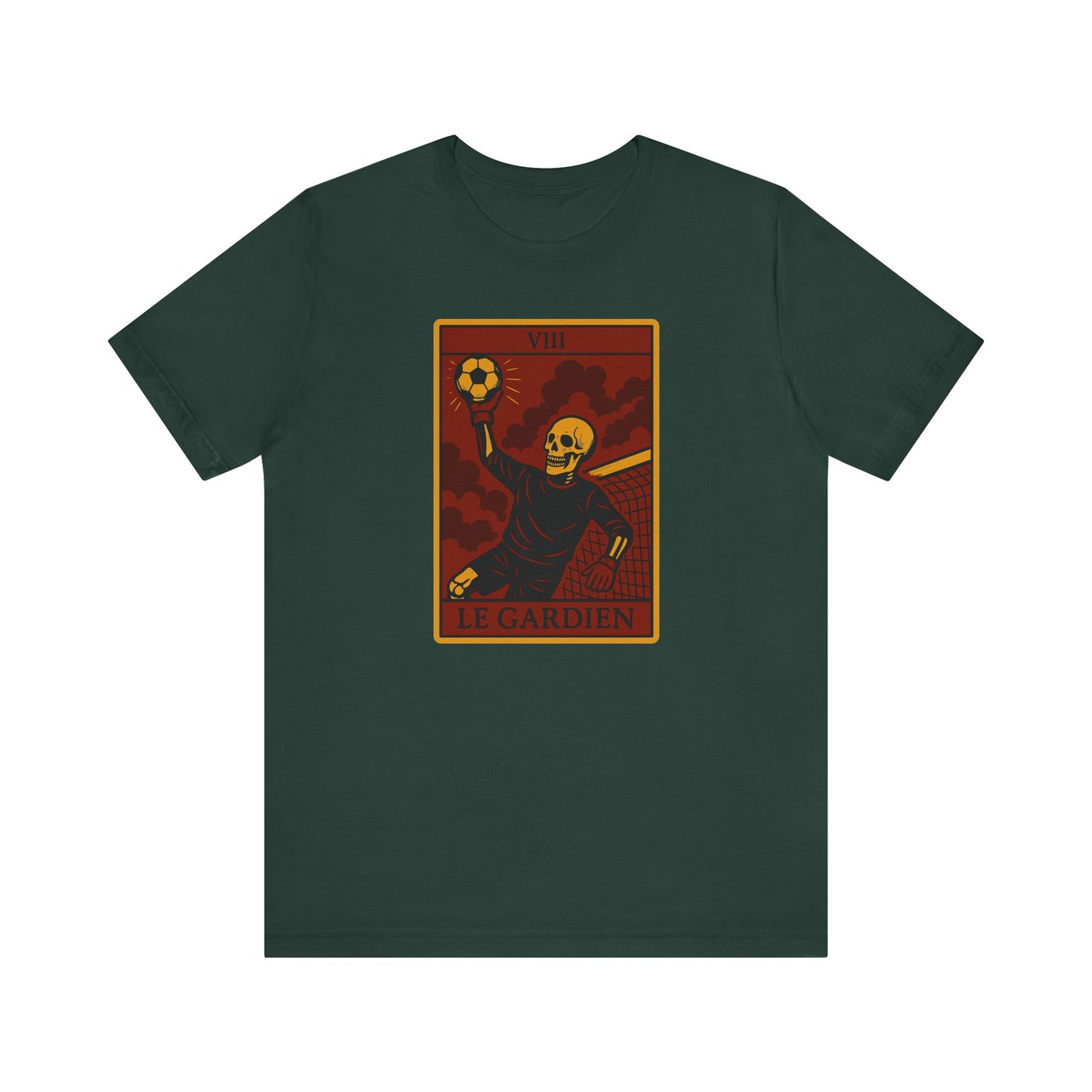 Le Gardien (The Goal Keeper) Red Edition | Soccer Tarot Shirt