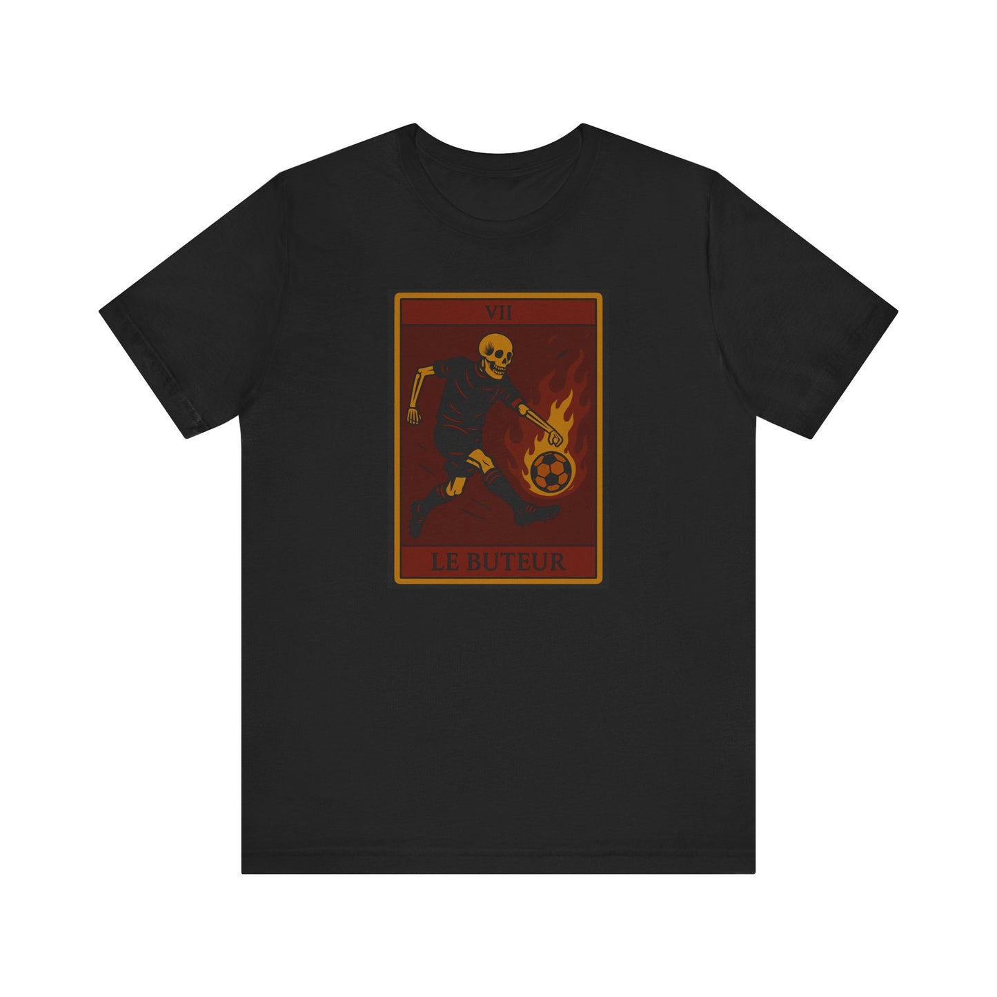 Le Buteur (The Scorer) Red Edition | Forward/Striker | Soccer Tarot Shirt