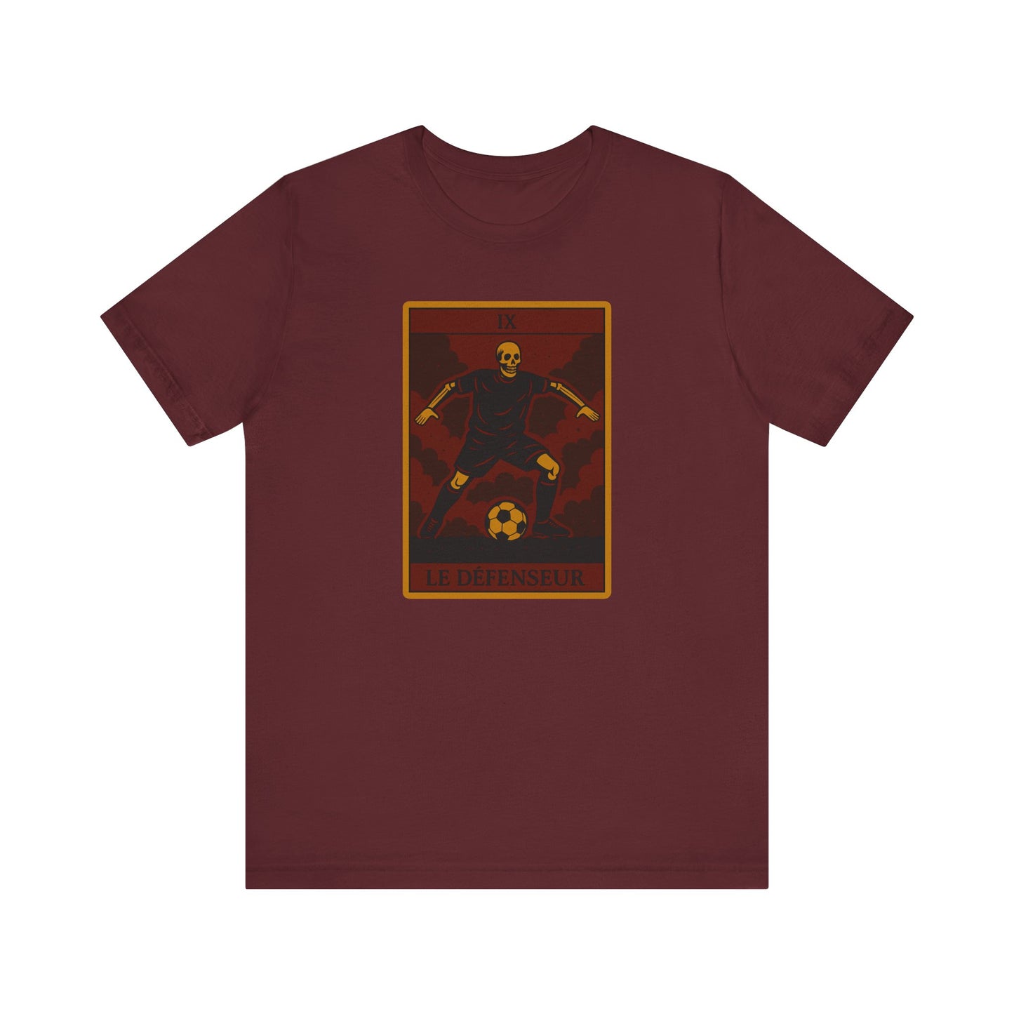 Le Défenseur (The Defender) Red Edition | Soccer Tarot Shirt