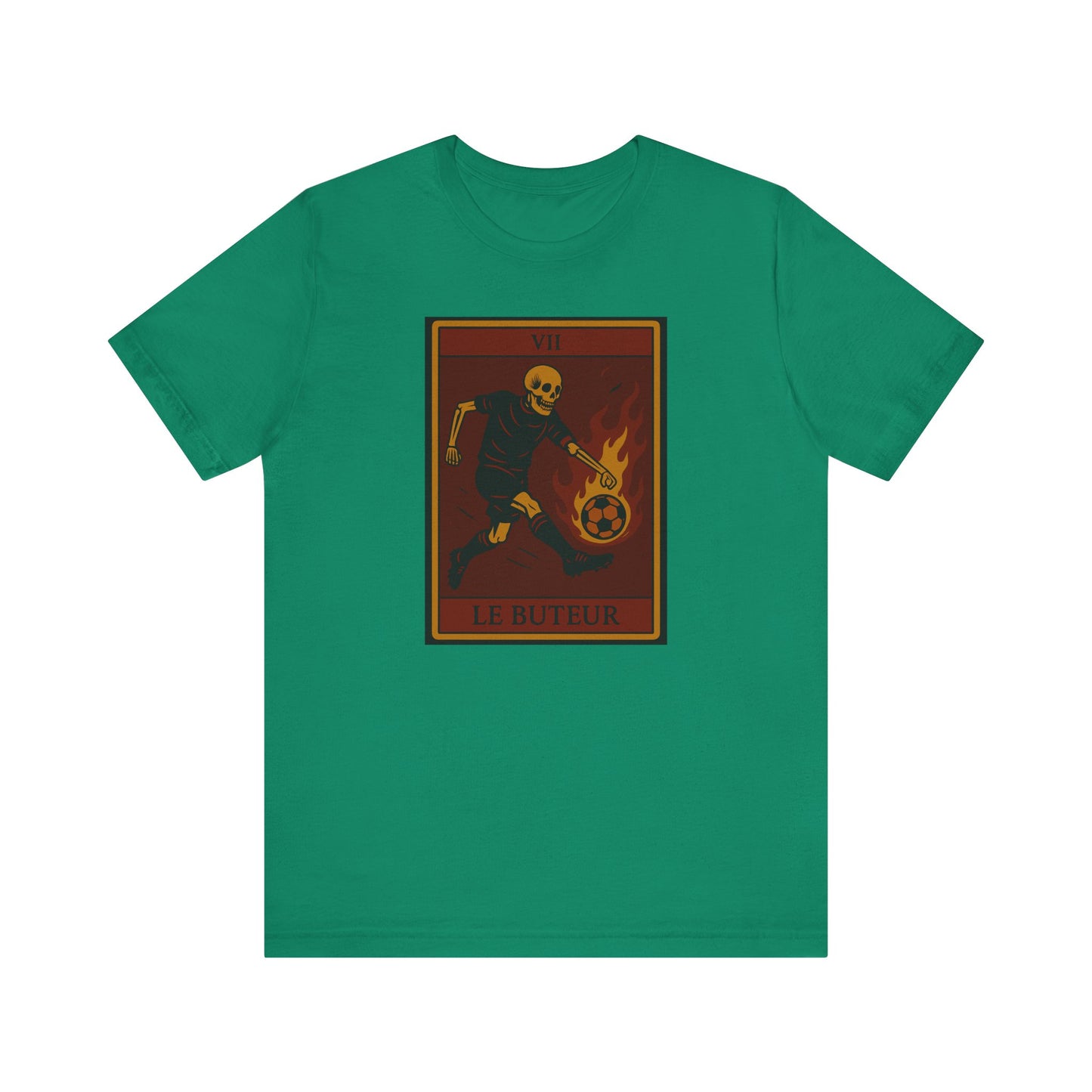 Le Buteur (The Scorer) Red Edition | Forward/Striker | Soccer Tarot Shirt