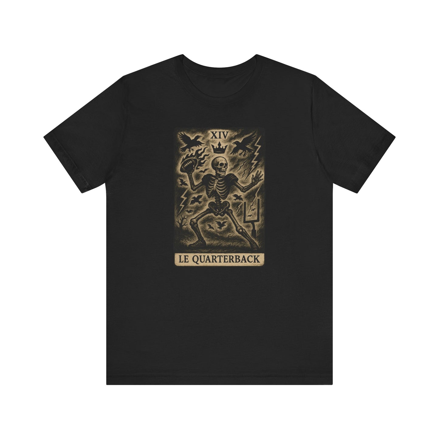 Le Quarterback (The Quarterback) Football T-Shirt| Gridiron Tarot