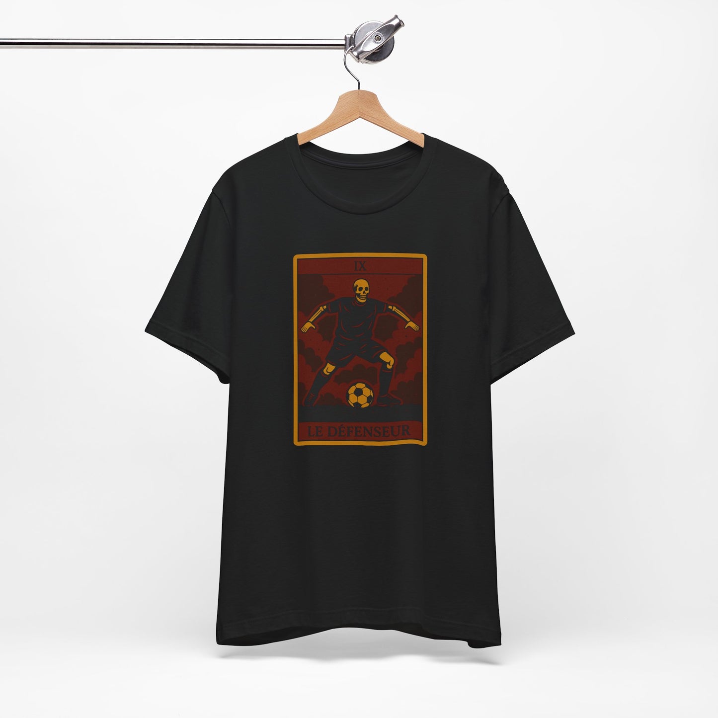 Le Défenseur (The Defender) Red Edition | Soccer Tarot Shirt
