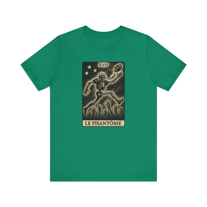 Le Phantome (The Phantom / Wide Receiver) | Gridiron Tarot Skeleton Tee