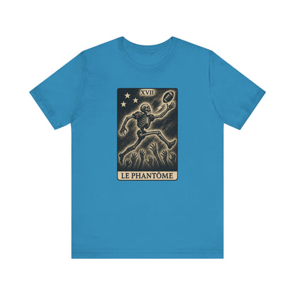 Le Phantome (The Phantom / Wide Receiver) | Gridiron Tarot Skeleton Tee