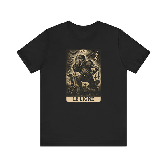 Le Ligne (The Lineman)  | Gridiron Tarot | Football T-Shirt