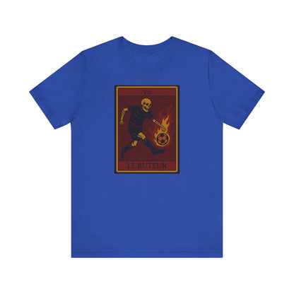Le Buteur (The Scorer) Red Edition | Forward/Striker | Soccer Tarot Shirt
