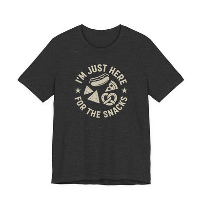 Just Here for the Snacks | Unisex Tee