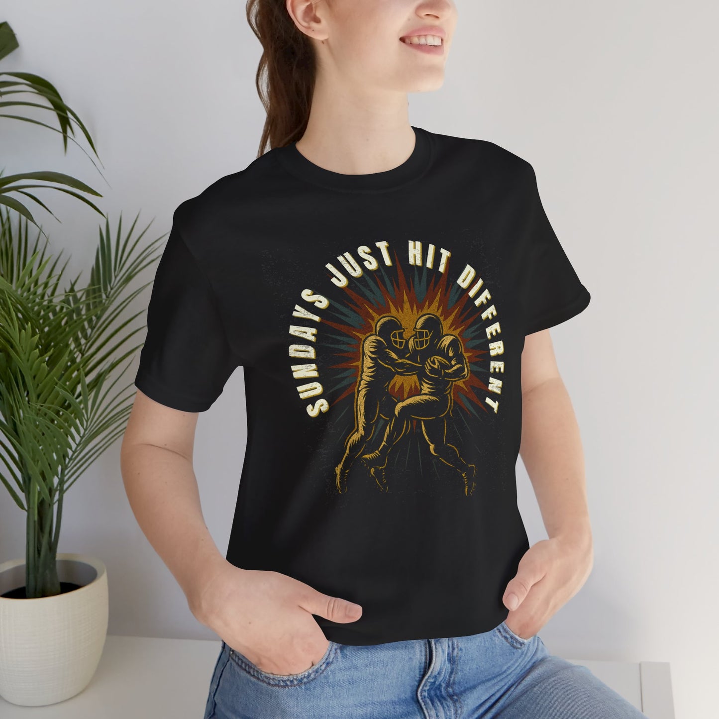 Sundays Just Hit Different (Muted) | Football T-Shirt