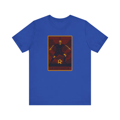 Le Défenseur (The Defender) Red Edition | Soccer Tarot Shirt