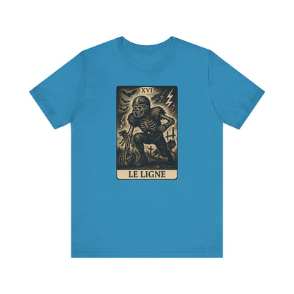 Le Ligne (The Lineman)  | Gridiron Tarot | Football T-Shirt
