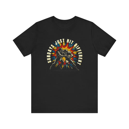 Sundays Just Hit Different (Bright) | Football T-Shirt