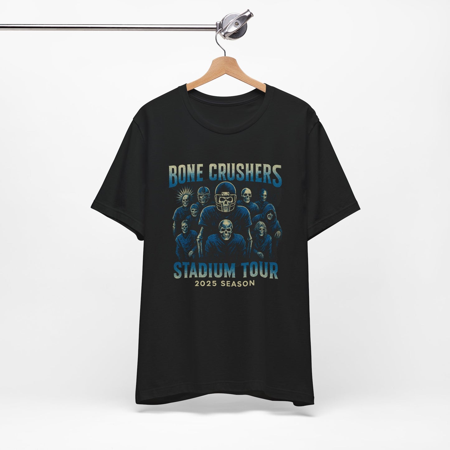 Bone Crushers T-Shirt | Skeleton Football Tee |Tour T-Shirt
