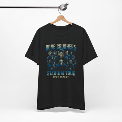 Bone Crushers T-Shirt | Skeleton Football Tee |Tour T-Shirt