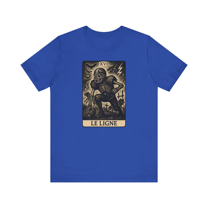 Le Ligne (The Lineman)  | Gridiron Tarot | Football T-Shirt