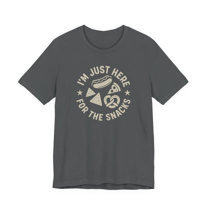 Just Here for the Snacks | Unisex Tee