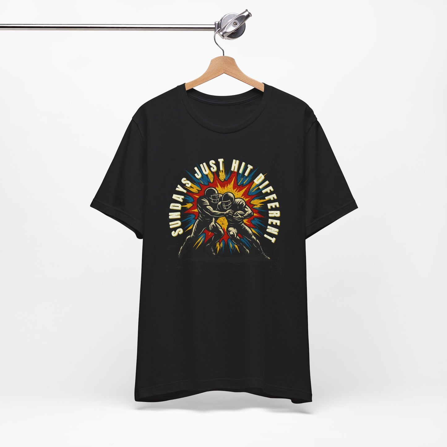 Sundays Just Hit Different (Bright) | Football T-Shirt