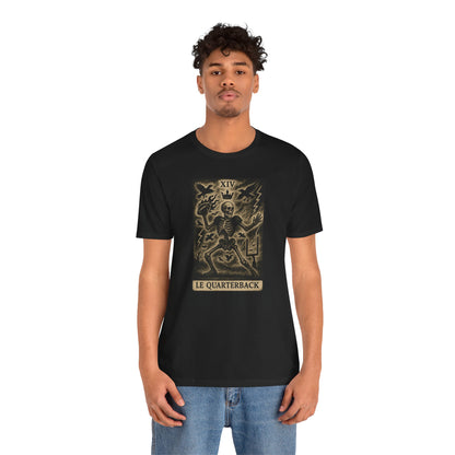 Le Quarterback (The Quarterback) Football T-Shirt| Gridiron Tarot