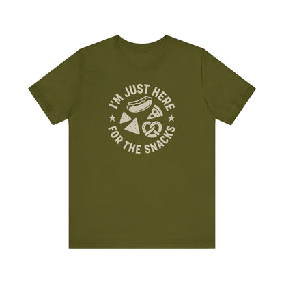 Just Here for the Snacks | Unisex Tee