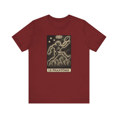 Le Phantome (The Phantom / Wide Receiver) | Gridiron Tarot Skeleton Tee