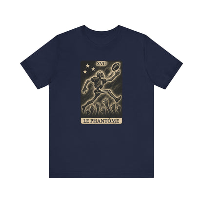 Le Phantome (The Phantom / Wide Receiver) | Gridiron Tarot Skeleton Tee