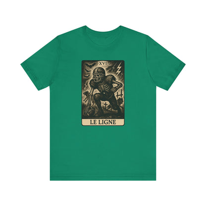Le Ligne (The Lineman)  | Gridiron Tarot | Football T-Shirt