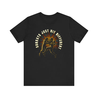 Sundays Just Hit Different (Muted) | Football T-Shirt