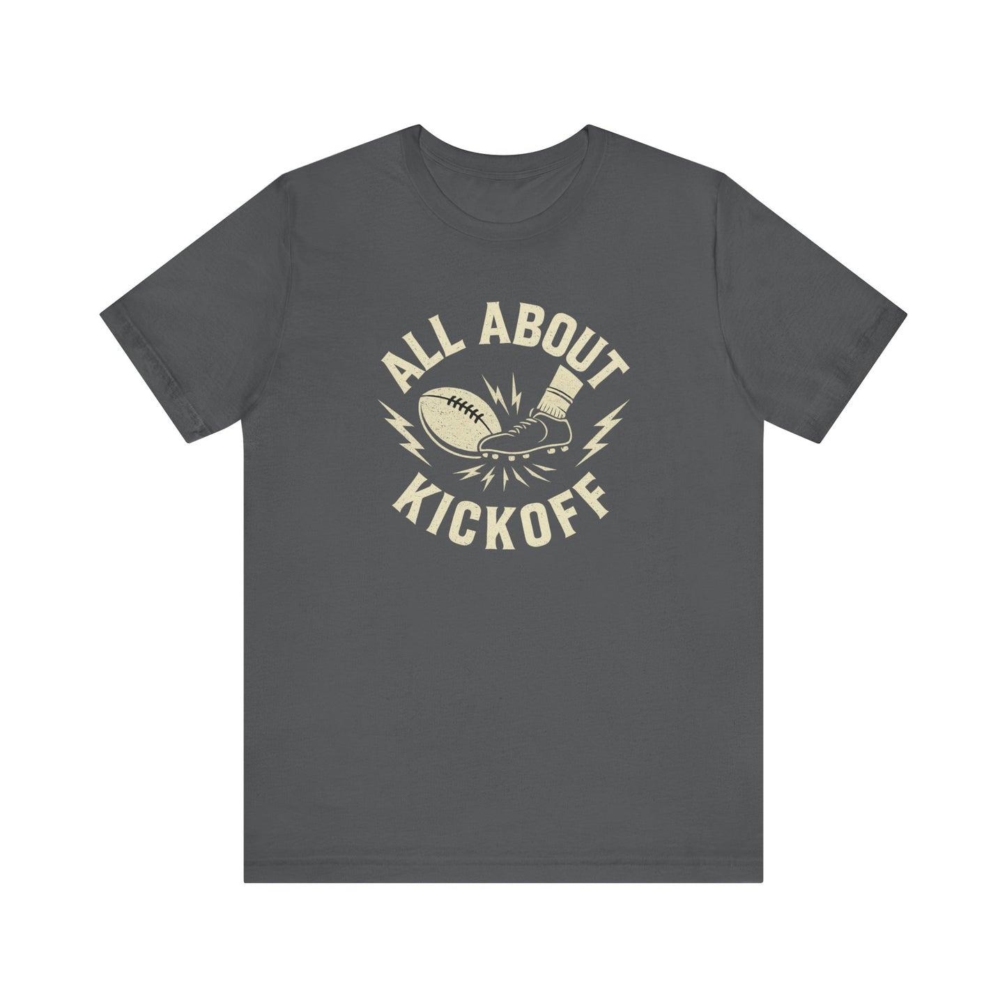 All About Kickoff | Football T-Shirt