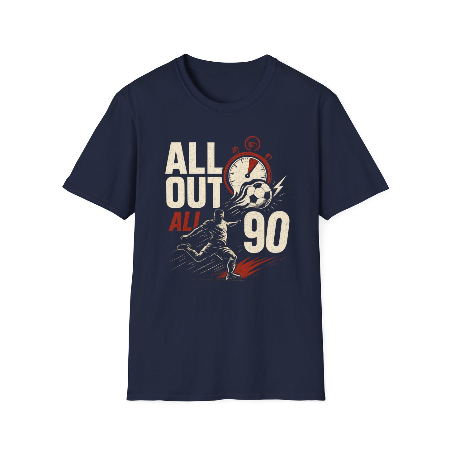 All Out All 90 | Soccer T-Shirt