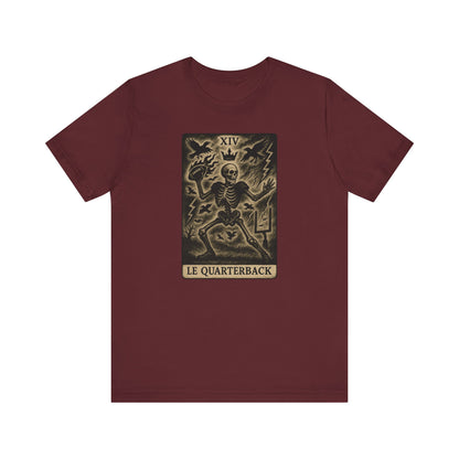 Le Quarterback (The Quarterback) Football T-Shirt| Gridiron Tarot