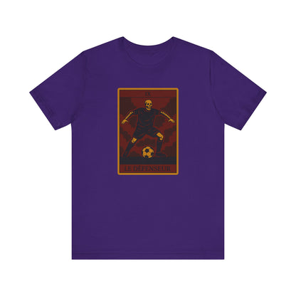 Le Défenseur (The Defender) Red Edition | Soccer Tarot Shirt